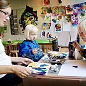 Louisiana museum - kids make their own art